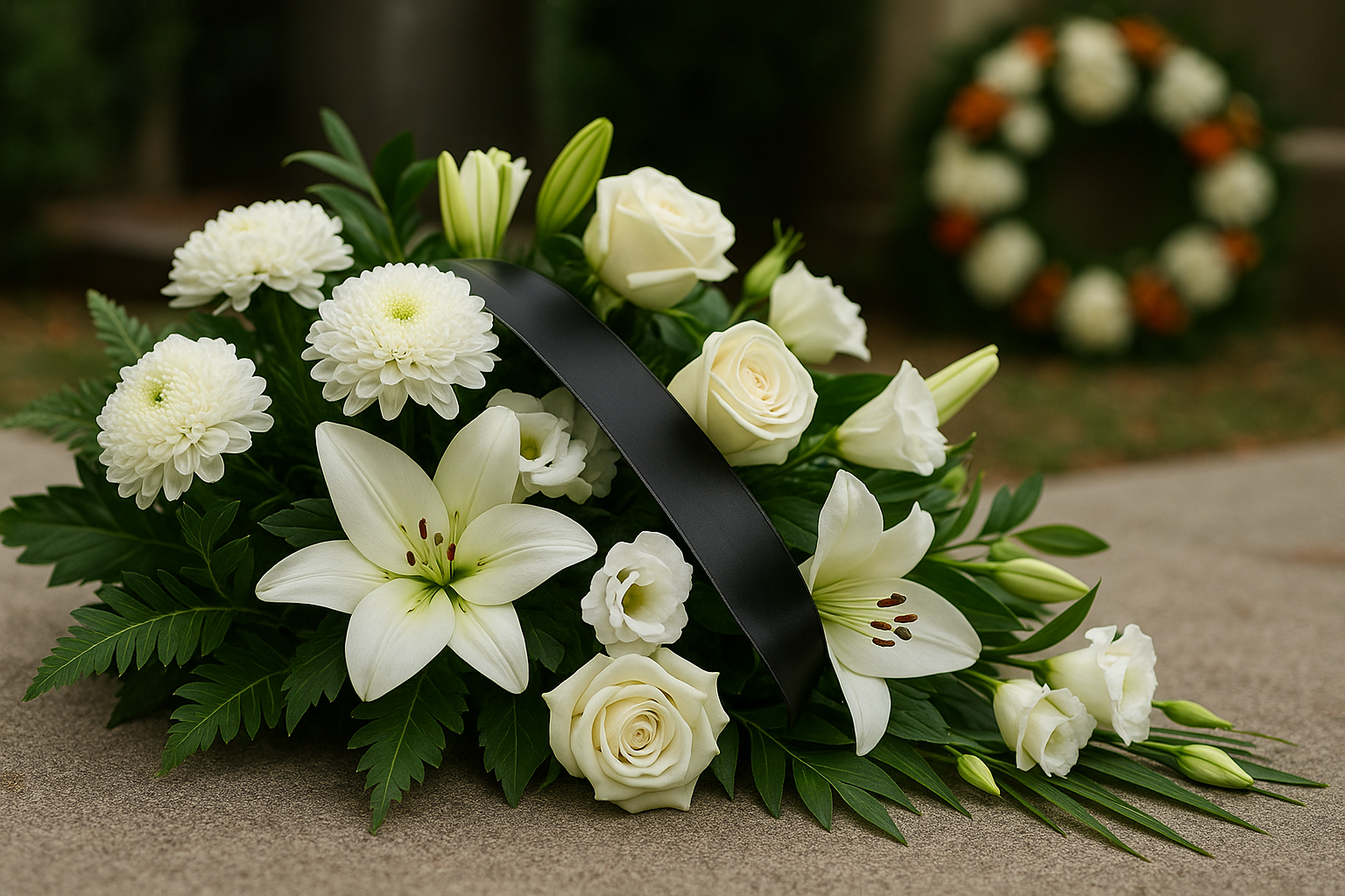 Kompozycje pogrzebowe