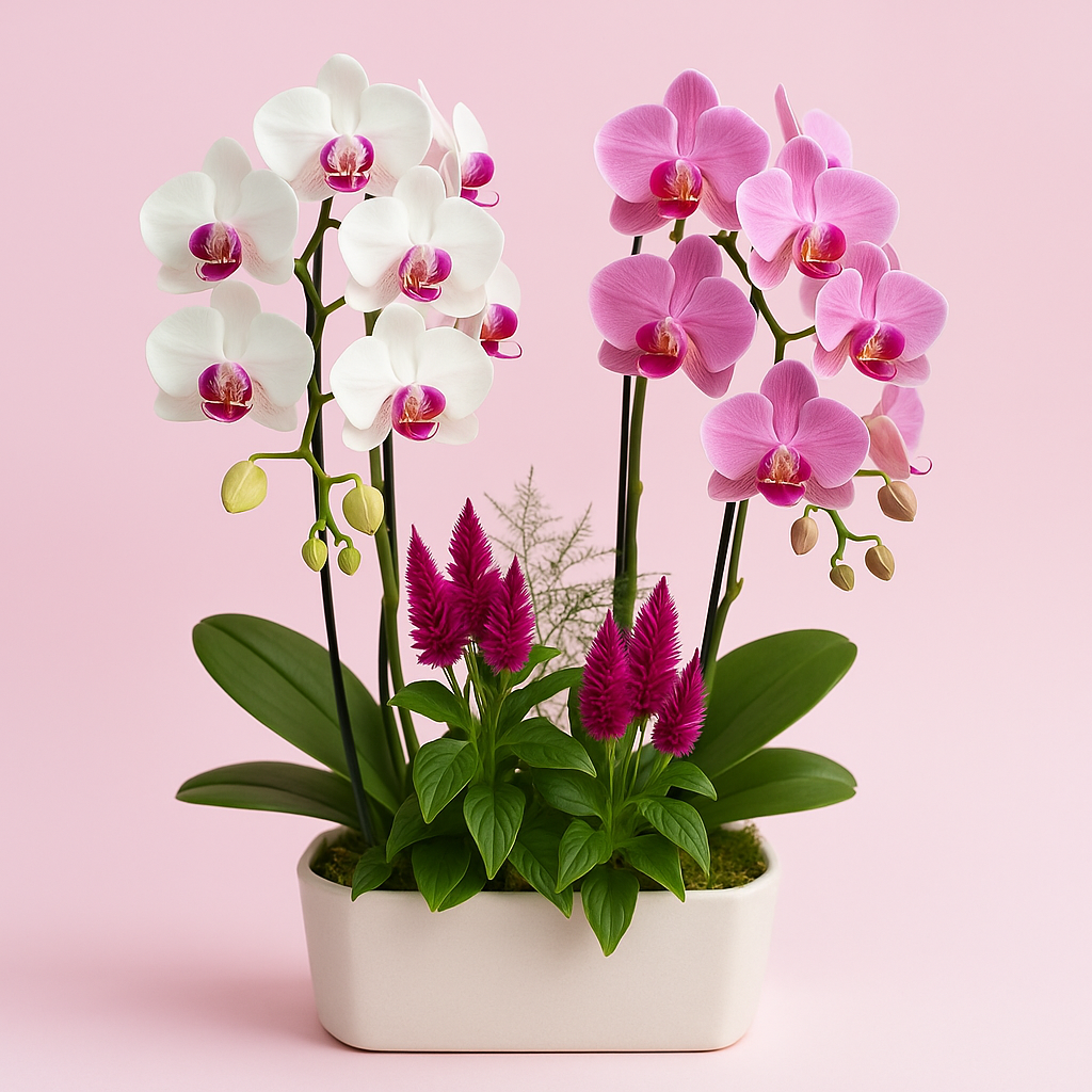 Storczyk Phalaenopsis biały